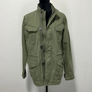 Abercrombie and Fitch || Women’s Forest Green Utility Jackets With 4 pockets  S